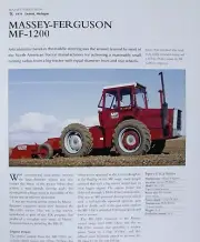 Massey Ferguson Tractor Picture Article Sheet Out of Print Farm Wall Art Decor