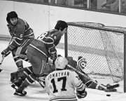 Guy Lapointe Serge Savard Ken Dryden Montreal Canadiens 1970s Ice Hockey PHOTO
