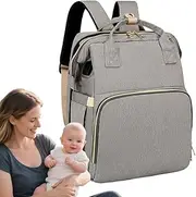 WJnflQN Changing Backpack - Waterproof Travel Changing Backpack - Large Capacity, Lightweight Travel Accessories for Storing Clothes, Toys & Bottles