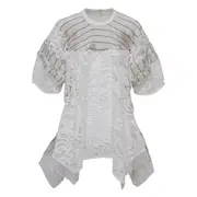 [3.1 Phillip Lim] Stripe Shirt With Corded Lace