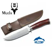 MUELA ELK 14R.I Fixed Blade Hunting Knife with Leather Sheath made in Spain