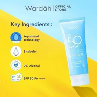 WARDAH SUNSCREEN UV SHIELD AQUA FRESH ESSENCE SPF 50