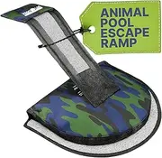 HYDROTOOLS by SWIMLINE Original 70201 FrogLog CAMO Animal Saving Escape Ramp for Pools & Spas | for All Small Animals Entering The Pool | Heavy Duty Material & Long Lasting | Reduces Pool Maintenance