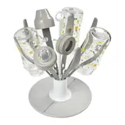 Beaba Flower Foldable Draining Rack Grey - Bottles Feeding Cups
