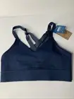 Brooks Women's Drive Interlace Run Bra Size 34C/D Brand New Navy Blue Support