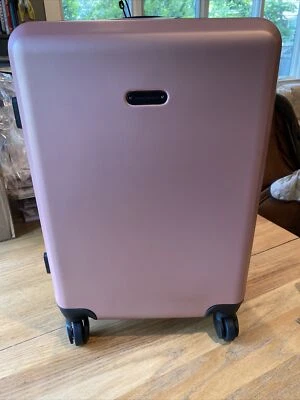 Rebecca Minkoff Stud 20” Hardside Upright Spinner Color PINK Travel NWT