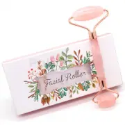 Natural rose quartz Face & Eye Massage Roller