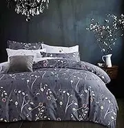 Rhine Quilt Cover Set, 3 Piece Duvet Cover Set Includes 2 Pillowcases, Doona Cover Set (King Size)