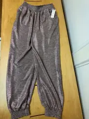 By Anthropologie Women's Pink Rose Sparkle Pants Size XS Brand New!!