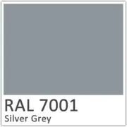 Powder coat powder Silver Grey RAL 7001 GLOSS 0.5-1kg