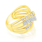 Luminesce Lab Grown 0.65 Carat Diamond Ring in 9ct Yellow Gold, Q
