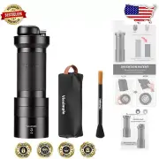 Travel-Friendly Manual Coffee Grinder with Hidden Handle - Perfect for Espresso