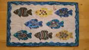Fish "Scrappie Crappie" Rug Hooking Paper Pattern - Prairie Road Designs