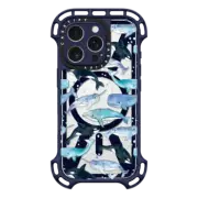 iPhone 16 Pro Ultra Bounce Case MagSafe Compatible Whales, Orcas & Narwhals