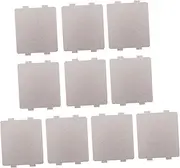 JECOMPRIS 10 Pcs High Temperature Mica Waveguide Covers for Microwaves Replacement for Microwave Oven Repair Easy to Install Heat Resistant Mica Plates for Home Appliances