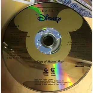 Disney迪士尼閃耀60年--2CD~二手
