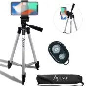 Universal 50-inch Camera Tripod W Mount for Cell Phone with Bluetooth Remote