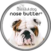 The Blissful Dog Bulldog Nose Butter, Versatile Dog Nose Balm to Reduce Dryness, Handcrafted, Easy-to-Apply, Unscented, 2 oz.