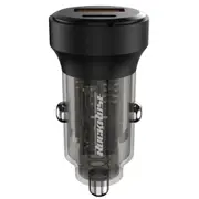 RockRose Ranger PQ Pro 30W PD & QC3.0 Car Charger with Dual USB & USB-C Output [RRCC13]