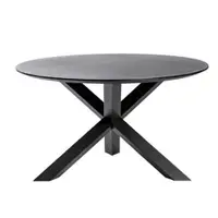 在飛比找蝦皮商城優惠-【YU Living】北歐風戶外鋁製圓桌 餐桌 休閒桌(霧黑