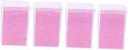 WOONEKY Safe 800pcs Glue Remover Pads Lash Extension Glue Wipes Non-velvet Nail Polish Remover Tissues Travel-friendly Salon-grade