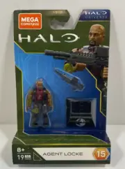 New 2022 Mega Construx Halo Universe Series 15 Agent Locke Heroes Action Figure