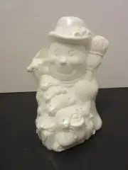 "Do it Yourself" Clay-fired Creative Crafts Snowman w/ Little Decorative Bulbs