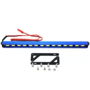 Nitro Hobbies 1/10 Aluminum White Super Bright LED Light Bar w/ Long Mount Blue