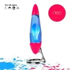 Mathmos Neo Lava Lamp - pink - blue/blue