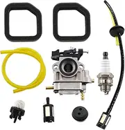 [HURI] Carburetor Air Filter Spark Plug for Ryobi RLT26CDSN RLT254FCDSN RLT254FSDSN Trimmers Whipper Snipper Carburettor Fuel Filter Fuel Line Grommet Kit (AU Shipping)