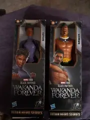 Set of 2 Marvel Namor and Shuri BLACK PANTHER Wakanda Forever Titan Hero 12”