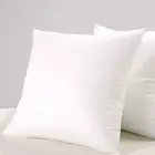 1-Pack White Cotton Throw Decor Pillow Insert w/Polyester Fill - 22"x 22"