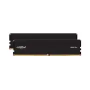 Crucial Pro 32Gb 2X16Gb Ddr5 Udimm 6000Mhz Cl48 Black Heat Spreader