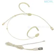Detachable Cardioid Headset Microphone for Audio-Technica Wireless Separate Wire