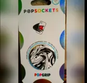 PopSockets Phone Grip Mod Marble PopGrip PopSocket W/ Swappable Top Black Marble