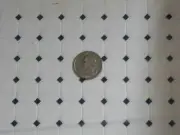 Dollhouse Miniature Navy Diamond Tile Flooring Floor 1:12 one inch scale A100