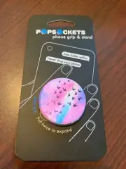 PopSocket Birds pink, purple, blue, black and yellow