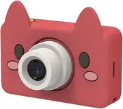 Kidamento Kids Digital Camera & Video Camcorder, Soft BPA-Free Silicone Casing, 32GB Memory Card - Model C - Akito The Fox