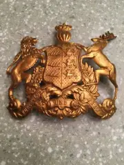 German Pickelhaube Brass Prussia Wappen Badge Prussian Helmet Reproduction Item