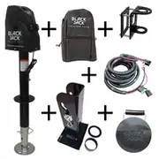 Black Jack Electric Trailer Jack with Clamp & Harness Kit