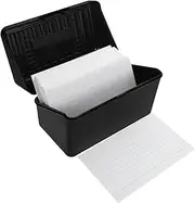 Abaodam 1 Set Multi-functional Index Card Holder Box with Lined Memo Card Flashcard Box Memo Holder for Office School Note Card Organizer