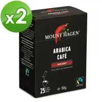 在飛比找momo購物網優惠-【Mount Hagen】德國進口 公平貿易即溶咖啡粉2入組
