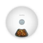 6 Meals Automatic Pet Feeder: Wet and Dry Food, Programmable Timer, for Cats and Small to Medium Dogs