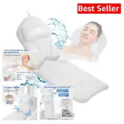 Ergonomic Bath Pillow for Soaking with Quick-Dry Mesh, Gift Ready for Spa Lovers