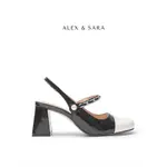 珍珠鍊圓頭薄荷鞋,8CM 高跟鞋 ALEX & SARA - LT13