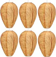 Wasp Nest Hunting Decoys Hornet Nest Decoy for Home Garden Yard Outdoors 6 Pack