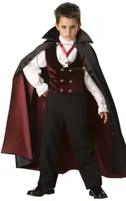 Gothic Vampire Lord Elite Deluxe Child Costume