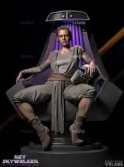 Rey Skywalker (Palpatine Version) Statue 3D Print Unpainted/Unassembled
