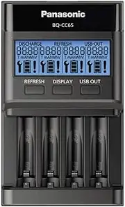 Panasonic Eneloop Pro 4x AA/AAA Battery Charger, 4.8V Output