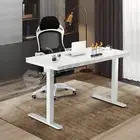 Electric Standing Desk Sit Stand Up Computer Office Motorised Furniture White